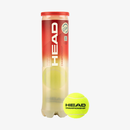 HEAD CHAMPIONSHIP 4 Tennis Balls Single Can