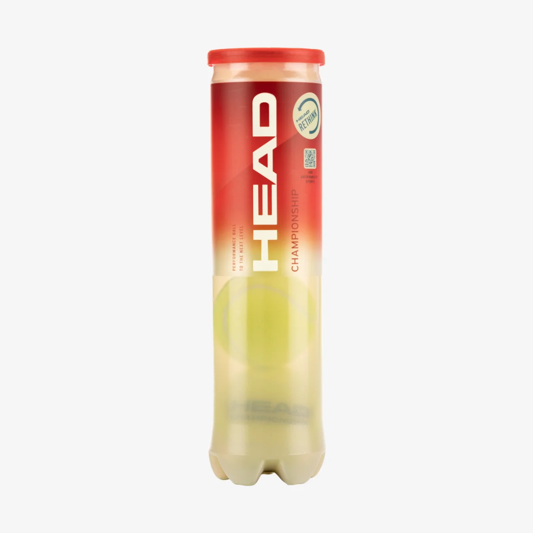 HEAD CHAMPIONSHIP 4 Tennis Balls Single Can