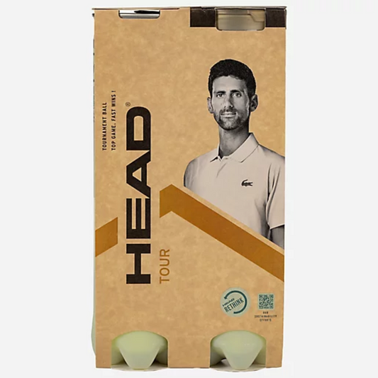 HEAD 2x4B  TOUR TENNIS BALLS
