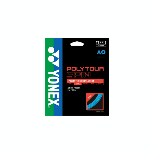 YONEX PTGSPN125 POLYTOUR SPIN 12MTR